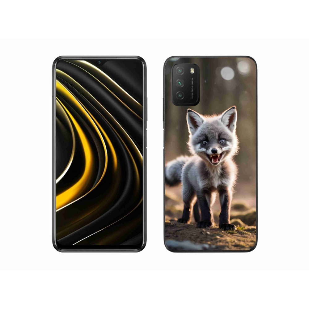 Gél borítás mmCase a Xiaomi Poco M3-hoz - angry fox