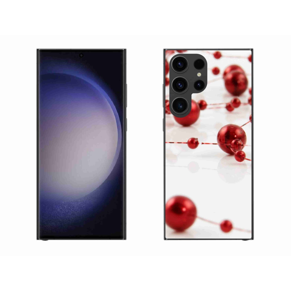 Gél borítás mmCase Samsung Galaxy S23 Ultra 5G - Karácsonyi lánc