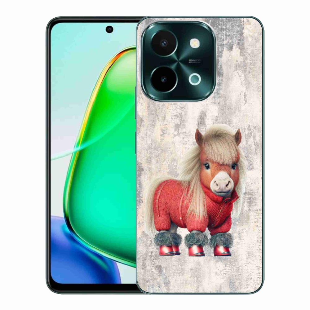 Gél borítás mmCase a Vivo Y28-hoz - póni pulóverben