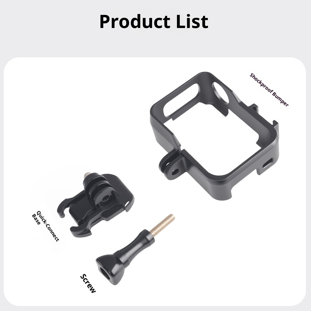 Könnyű védőkeret gyorskioldó talppal Insta360 GO Ultra készülékhez