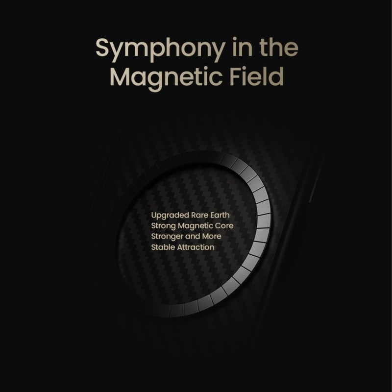 Nillkin Szintetikus szálas PRO mágneses hátlap Apple iPhone 16e Fekete