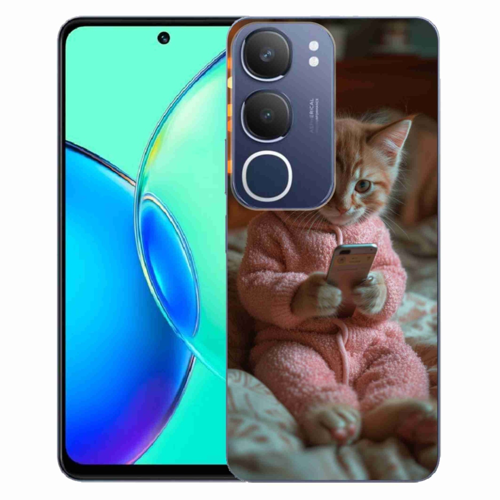 Gél borító mmCase a Vivo Y19s - baba mobillal