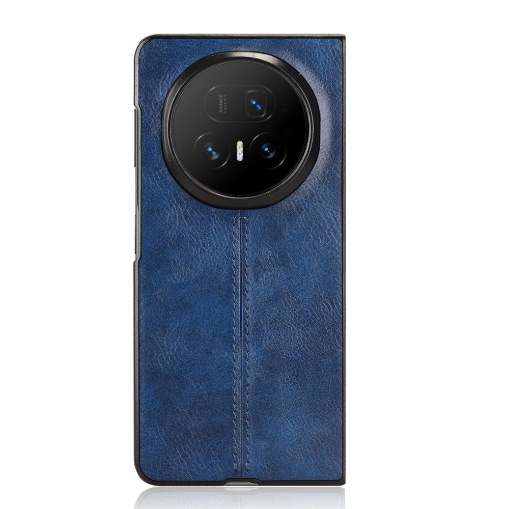 Stitchi műanyag tok műbőrrel borítva Honor Magic V5 készülékhez - kék