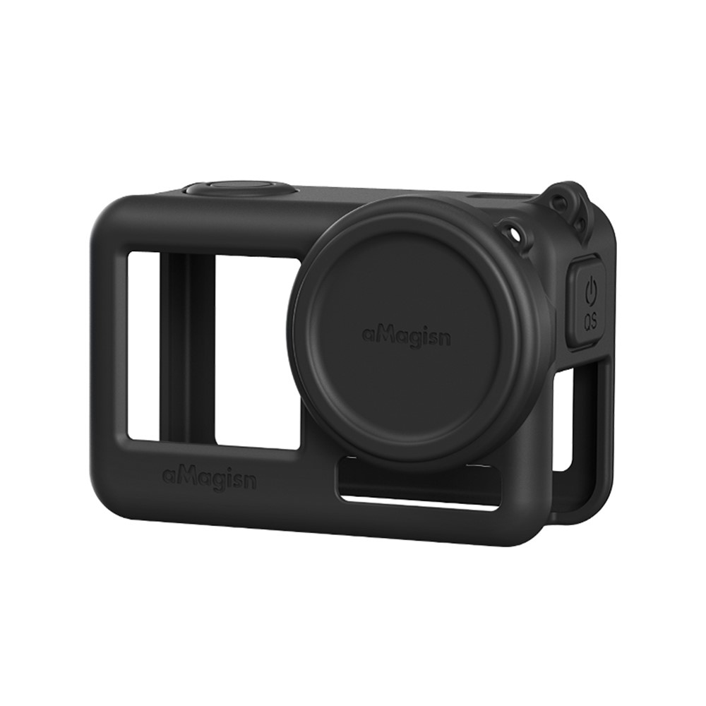 AMAGISN szilikon védőtok DJI Osmo Action 4 és Action 3 kamerákhoz - fekete