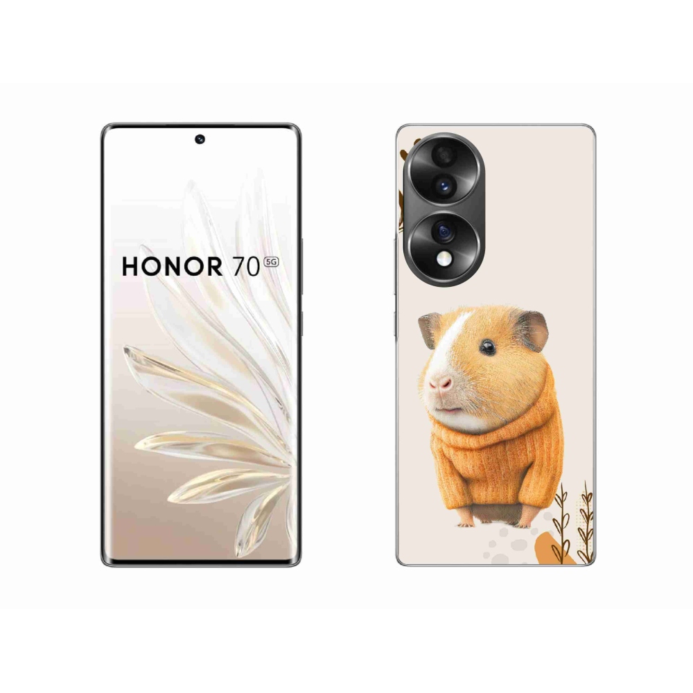 Gélborítás mmCase a Honor 70-hez - tengerimalac pulóverben