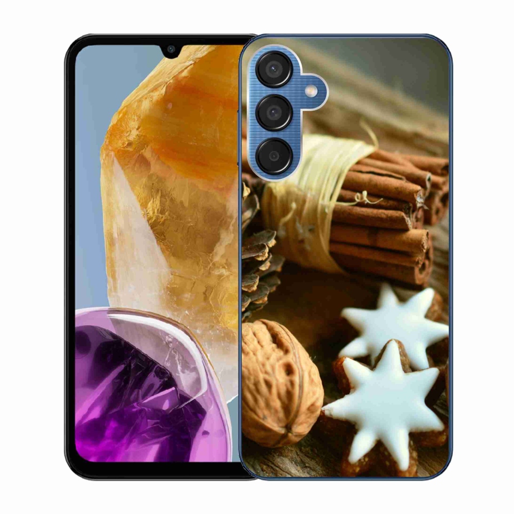 Gél borítás mmCase Samsung Galaxy M15 5G - fahéj és mézeskalács - Samsung Galaxy M15 5G - fahéj és mézeskalács