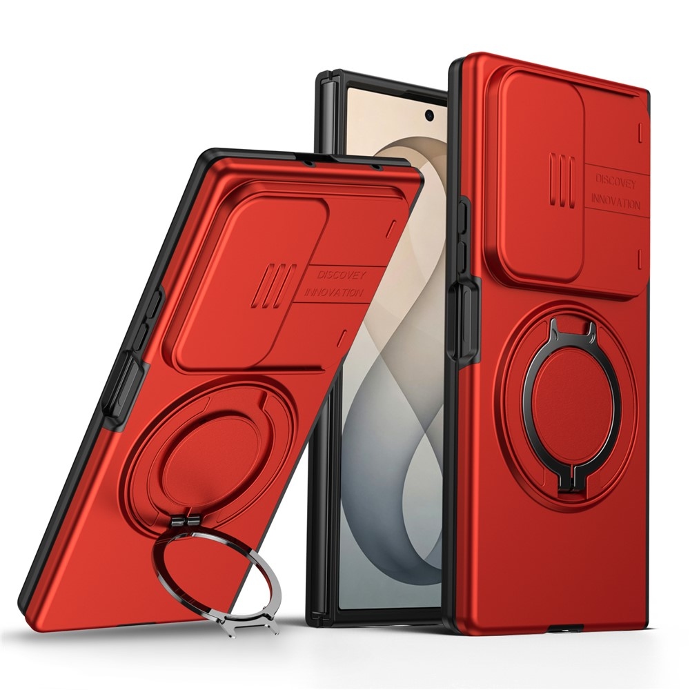 Elevate strapabíró, MagSafe-kompatibilis tok a Samsung Galaxy Z Fold8 Ultra 5G/Z Fold7 5G okostelefonhoz – piros