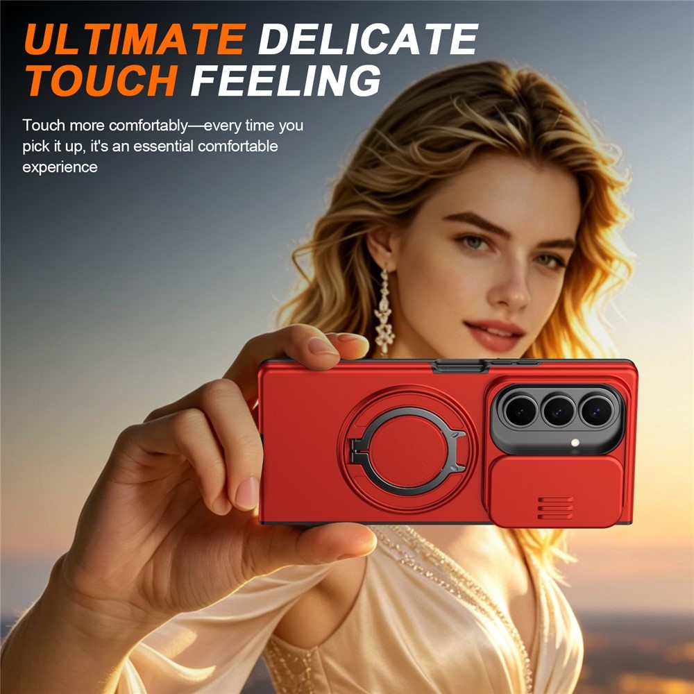 Elevate strapabíró, MagSafe-kompatibilis tok a Samsung Galaxy Z Fold8 Ultra 5G/Z Fold7 5G okostelefonhoz – piros
