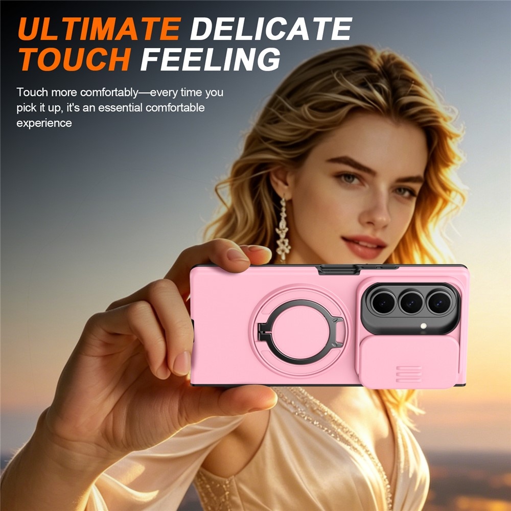 Elevate strapabíró, MagSafe-kompatibilis tok a Samsung Galaxy Z Fold8 Ultra 5G/Z Fold7 5G okostelefonhoz – rózsaszín
