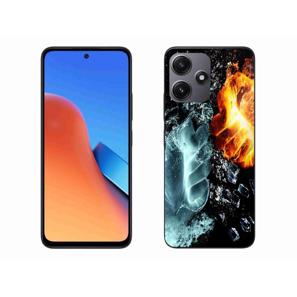 Gél borítás mmCase a Xiaomi Redmi 12 5G - víz és tűz számára