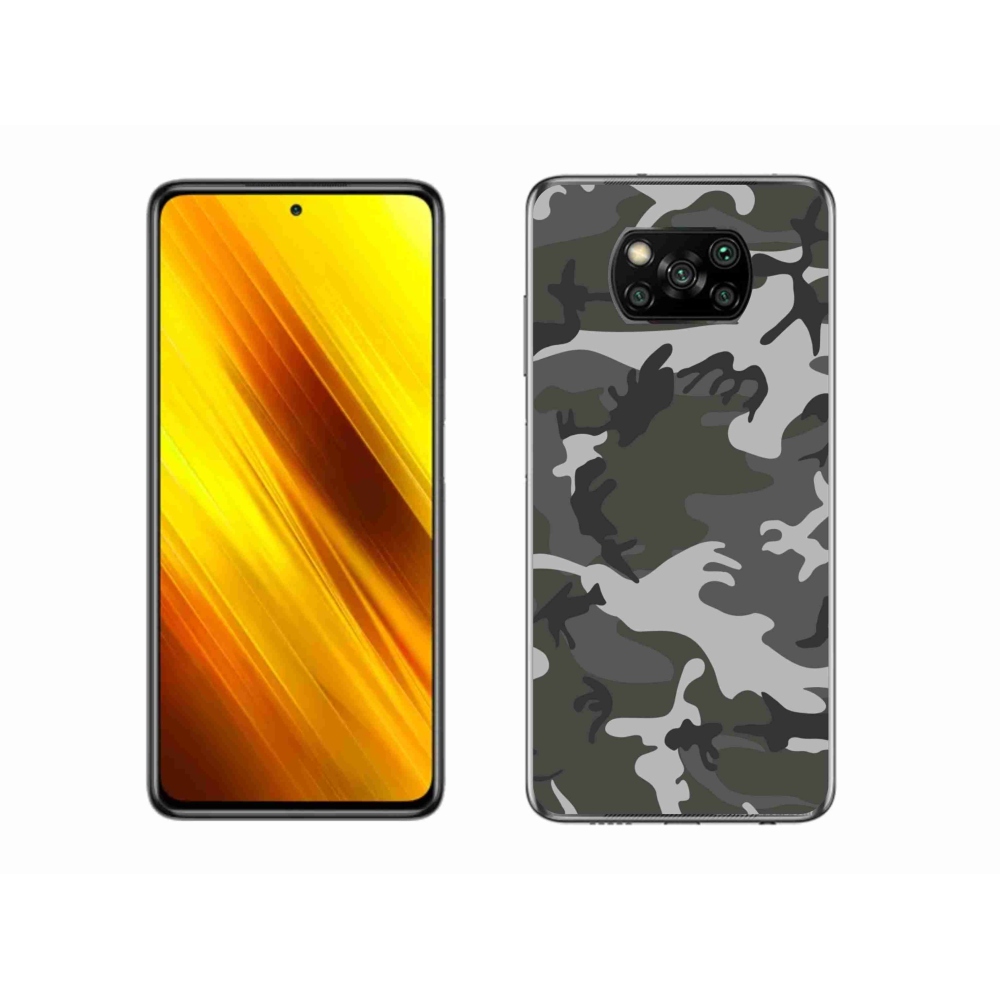 Gél borítás mmCase a Xiaomi Poco X3 készülékhez - terepszínű minta