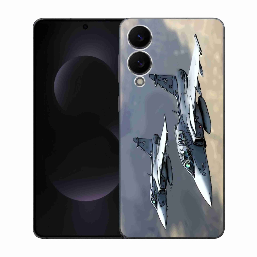 Gél borítás mmCase Samsung Galaxy S25 Edge készülékhez - vadászgépek