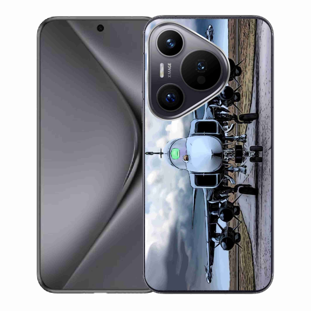 Gél borítás mmCase a Huawei Pura 70 - katonai repülőgépekhez