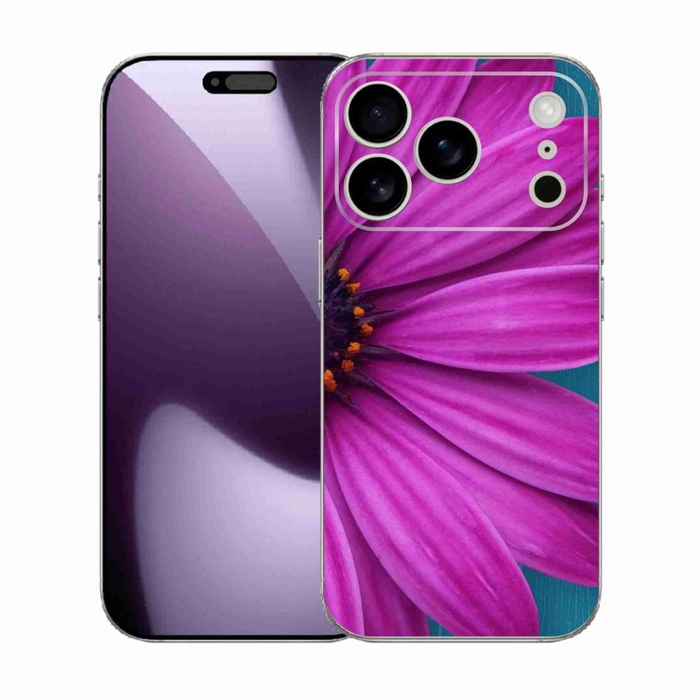 Gél borítás mmCase iPhone 17 Pro készülékhez - Lila Százszorszép