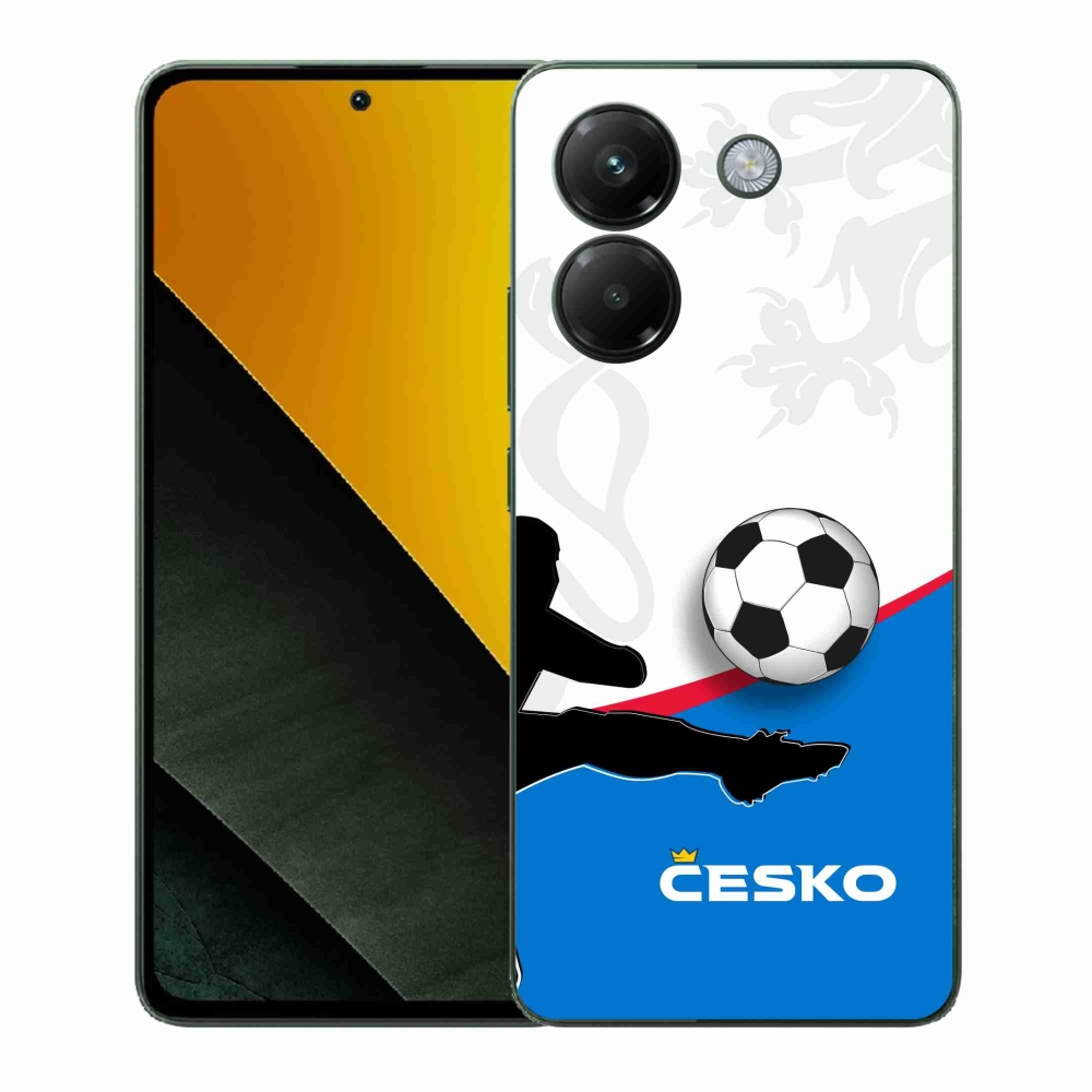 Gél borítás mmCase a Xiaomi Poco M7 Pro 5G - futball Csehország 3