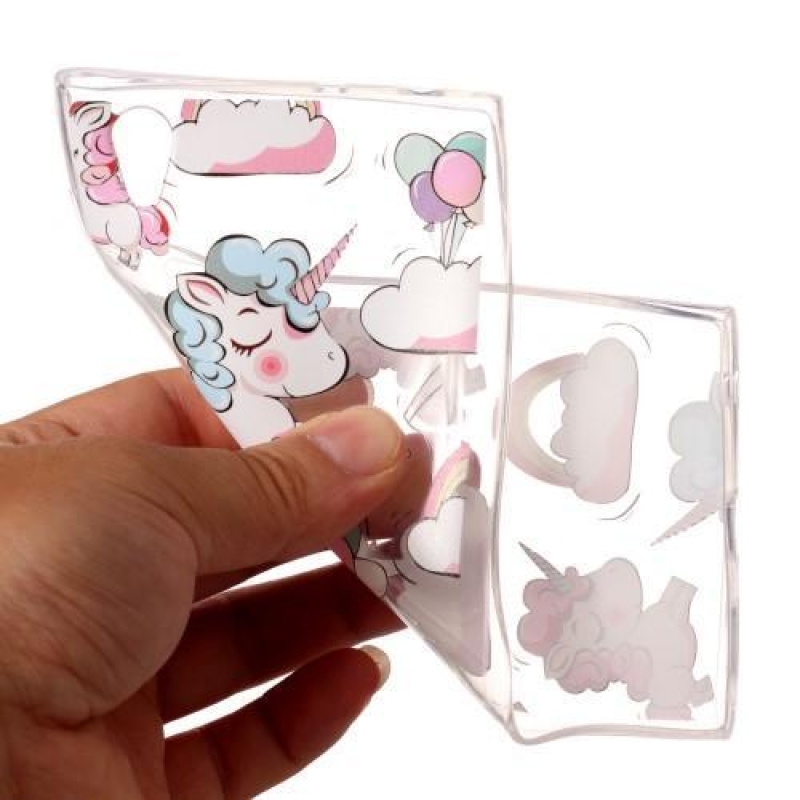 Embi zselés tok motívummal Sony Xperia L1 - egyszarvúakhoz