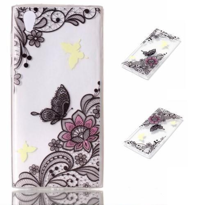 Embi zselés tok motívummal Sony Xperia L1 - romantikus