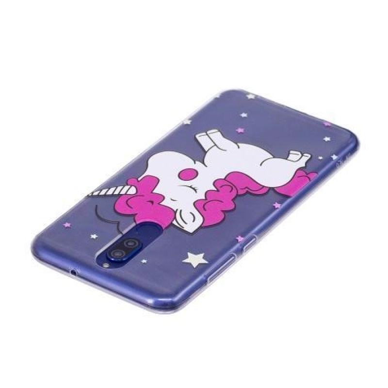 Embi átlátszó zselés tok motívummal a Huawei Mate 10 Lite készülékre - egyszarvú