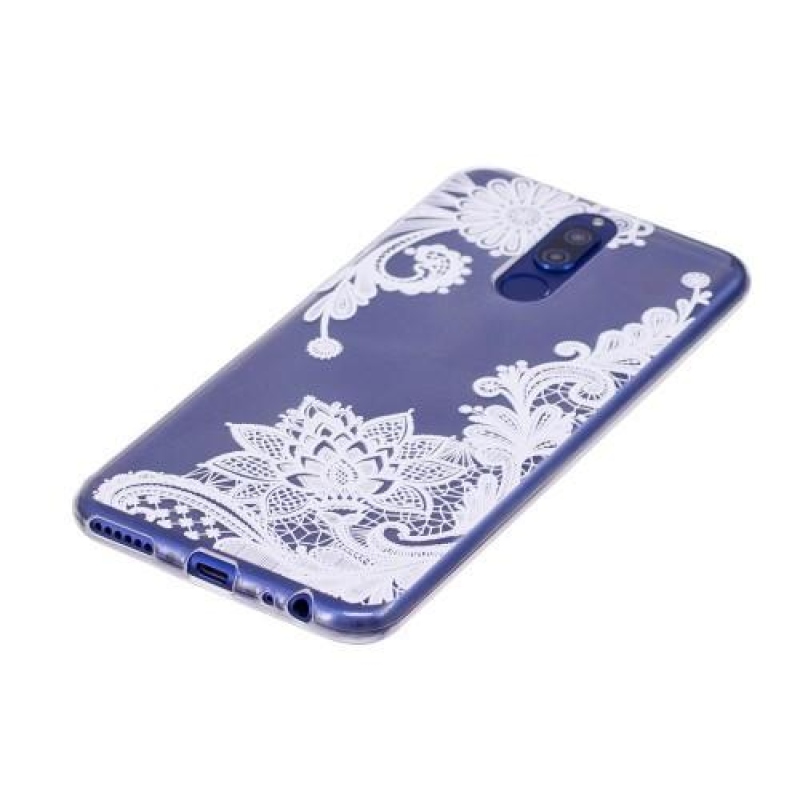 Embi átlátszó zselés tok motívummal a Huawei Mate 10 Lite készülékre - csipke