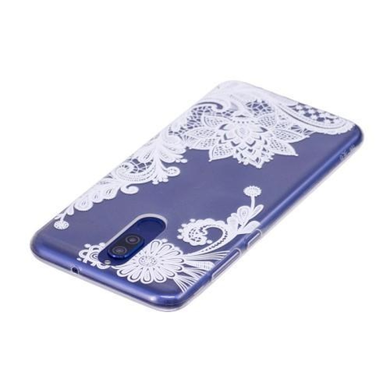 Embi átlátszó zselés tok motívummal a Huawei Mate 10 Lite készülékre - csipke