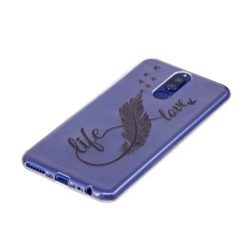 Embi átlátszó zselés tok motívummal a Huawei Mate 10 Lite-on - élet, szerelem