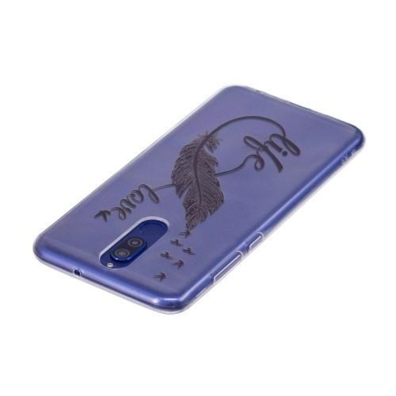 Embi átlátszó zselés tok motívummal a Huawei Mate 10 Lite-on - élet, szerelem