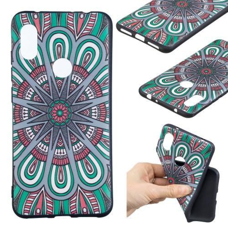 Dombornyomott zselés borítás a Xiaomi Redmi Note 6 Pro-hoz - szimmetria