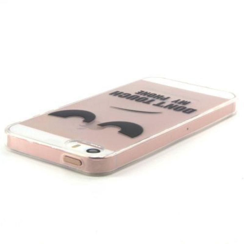 Dombornyomott zselés tok iPhone 5 és iPhone SE készülékhez - dühös