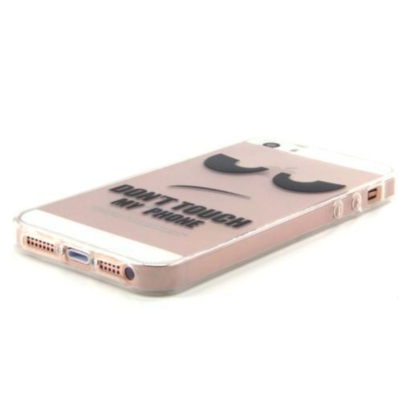 Dombornyomott zselés tok iPhone 5 és iPhone SE készülékhez - dühös