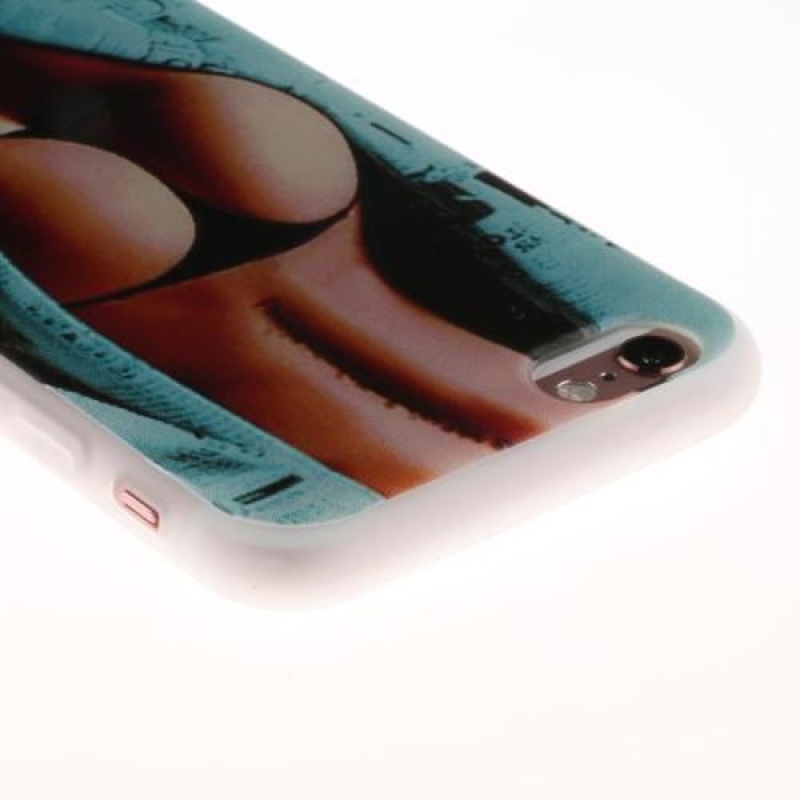 Dombornyomott zselés tok iPhone 6 Plus és 6s Plus készülékhez - lady