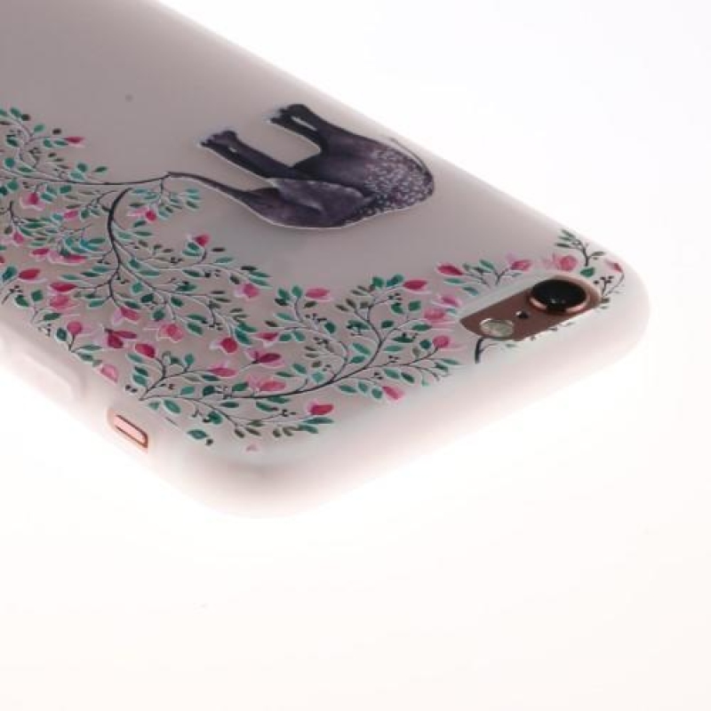 Dombornyomott zselés tok iPhone 6 Plus és 6s Plus készülékhez - elefánt