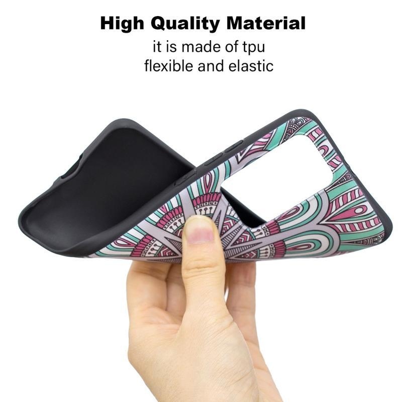 Dombornyomott zselés tok mobil Huawei P40 Pro - absztrakt