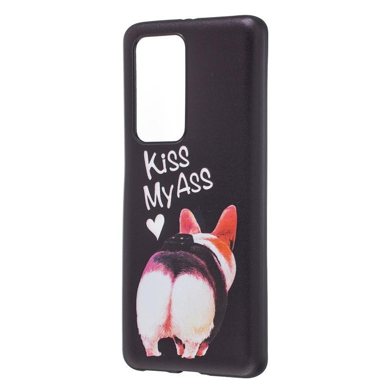 Dombornyomott zselés tok mobil Huawei P40 Pro - malacka