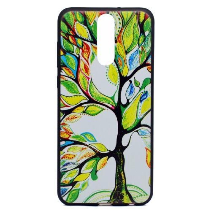 Emotive zselés tok Huawei Mate 10 Lite készülékhez - színes fa