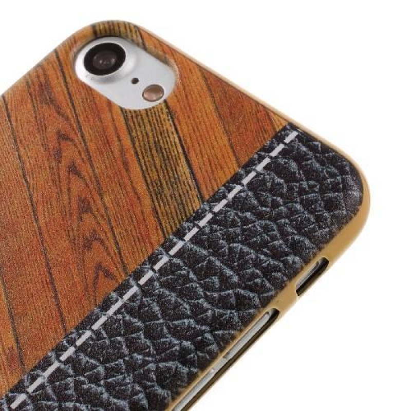 Emotive zselés tok iPhone 8 és iPhone 7 készülékhez - színes fa