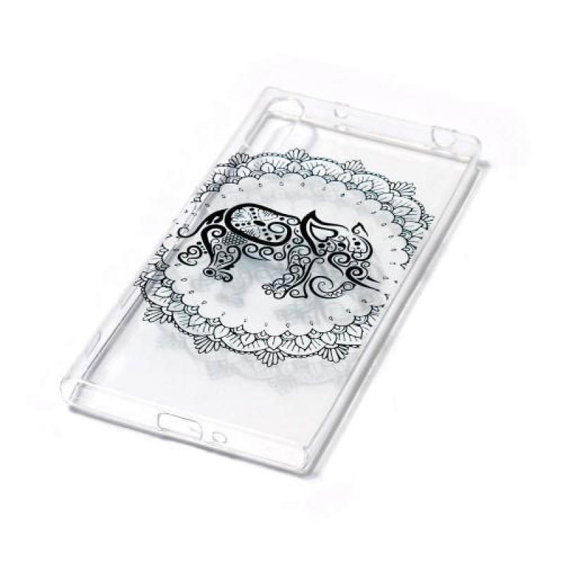 Érzelmes zselés tok Sony Xperia XZ készülékhez - elefántok