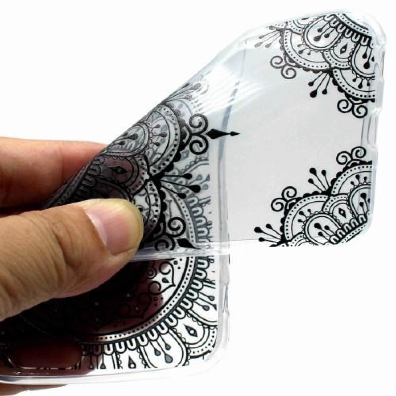 Emocionális zselés tok Xiaomi Redmi Note 5A Prime - fekete mandala