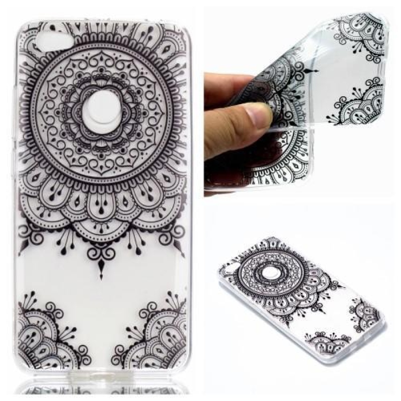 Emocionális zselés tok Xiaomi Redmi Note 5A Prime - fekete mandala