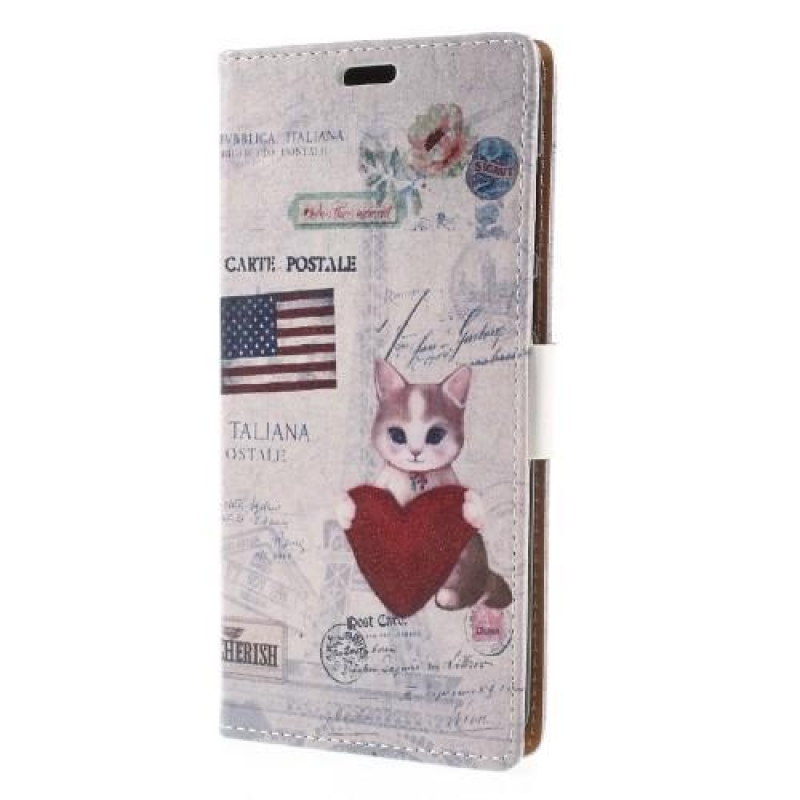 Emotive PU bőr tok a Honor 7X készülékhez - USA