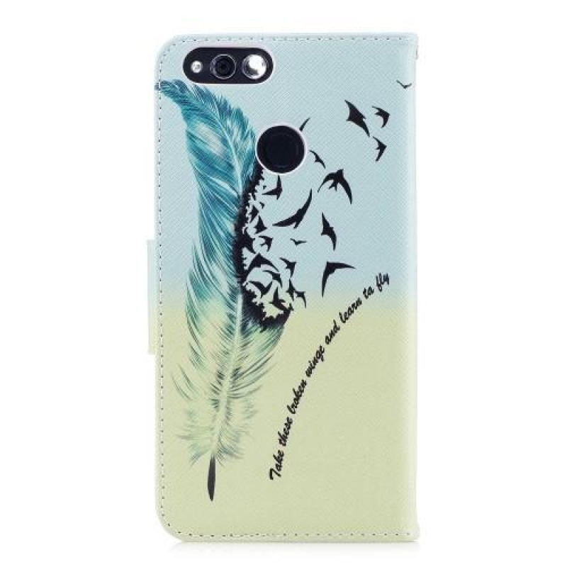 Emotive PU bőr tok a Honor 7X-hez - toll