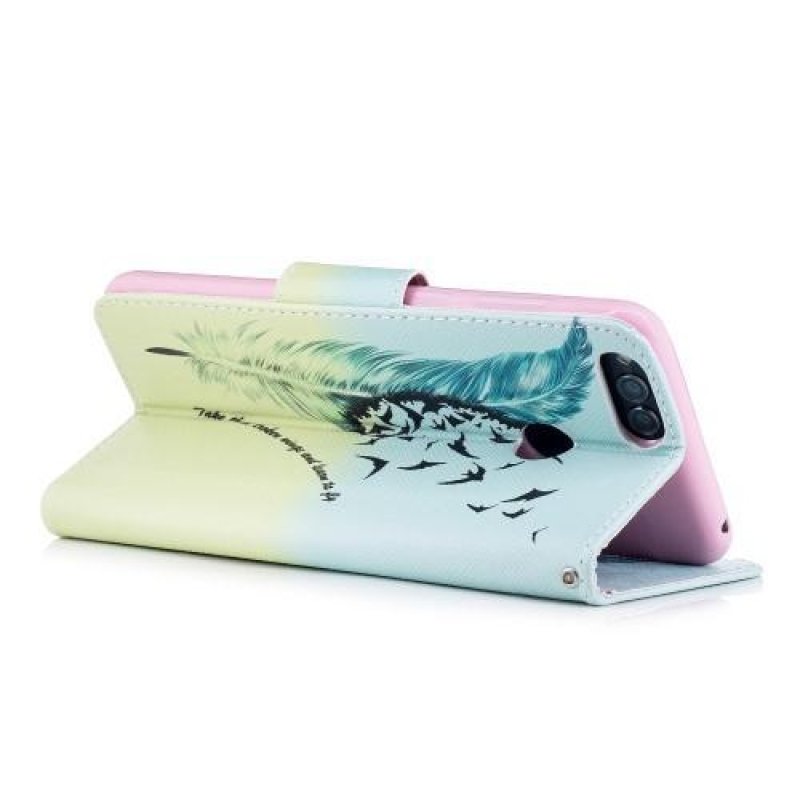 Emotive PU bőr tok a Honor 7X-hez - toll