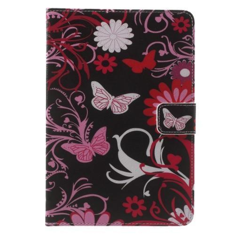 Emotive pattintható könyvtáska iPad mini 4 készülékhez - pillangó