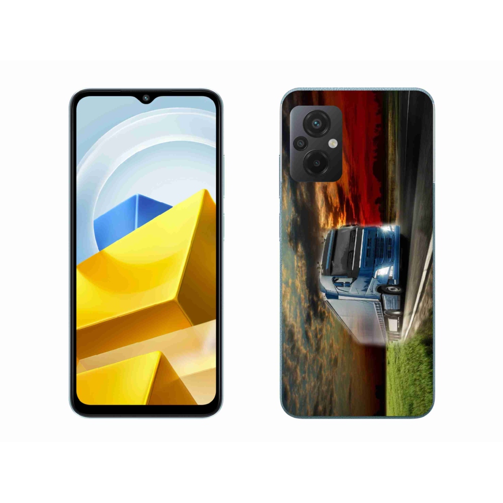 Gél borítás mmCase a Xiaomi Poco M5 4G-hez - teherautó 4