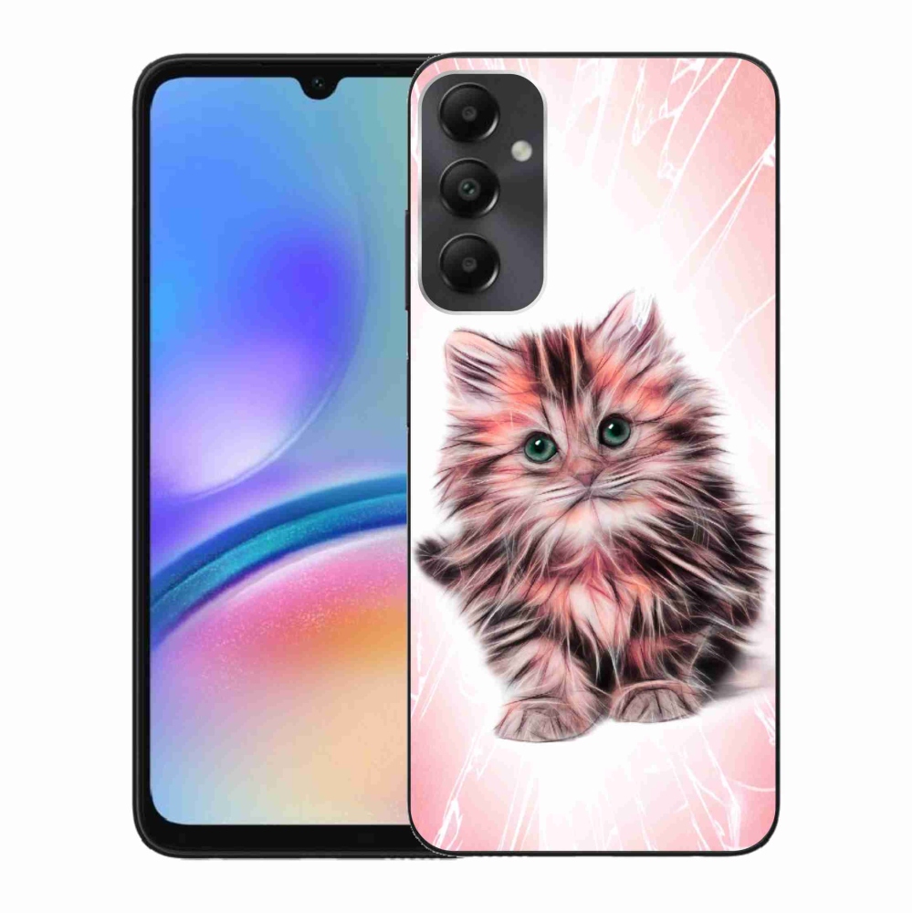 Gél borítás mmCase Samsung Galaxy A05s készülékhez - aranyos cica