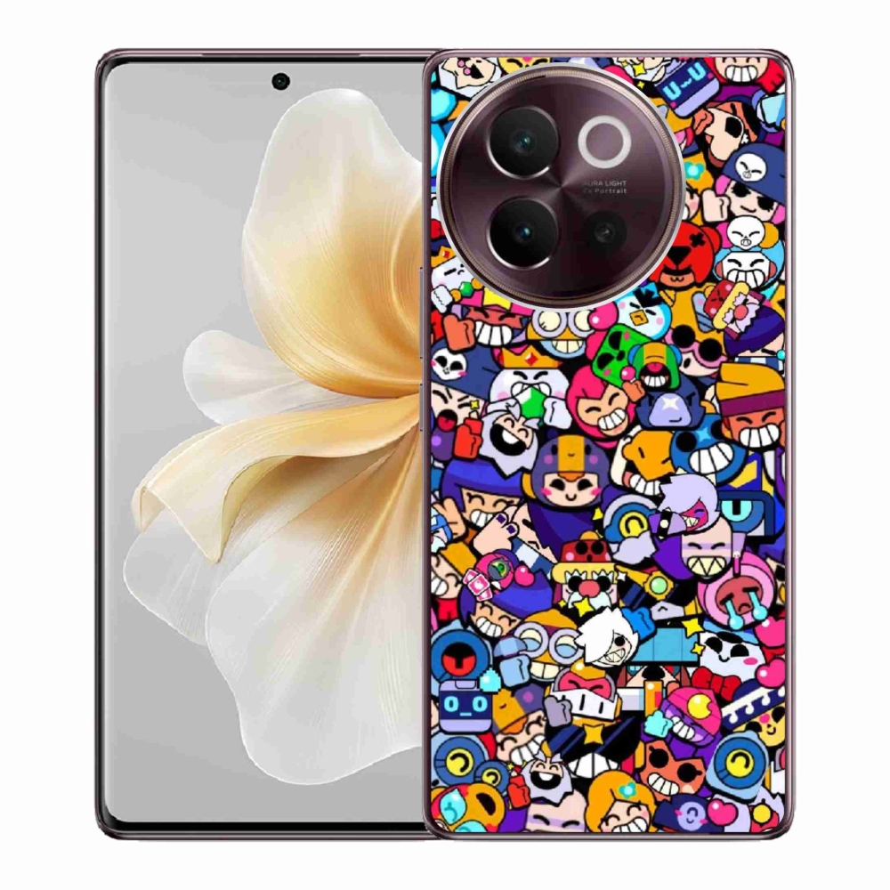 Gél borítás mmCase a Vivo V40 Lite 5G-n - verekedés csillagok 2