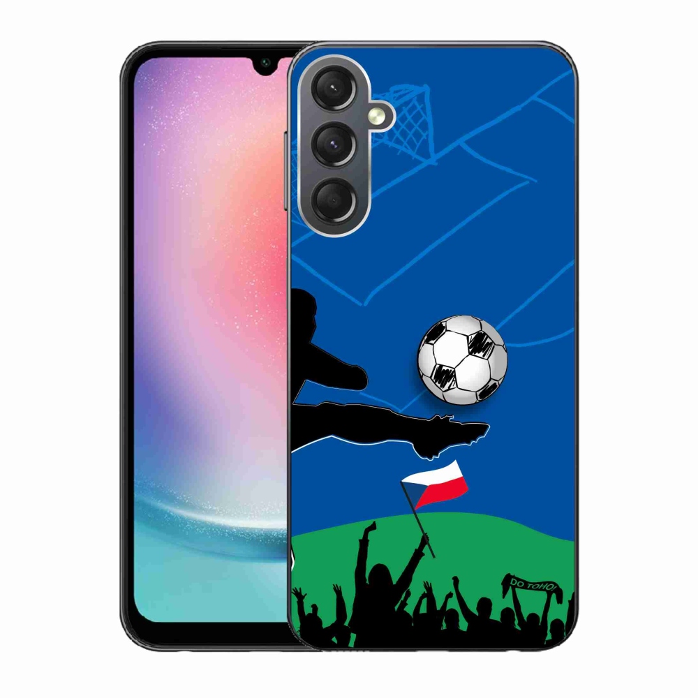 Gél borítás mmCase Samsung Galaxy A24 készülékhez - futballszurkolóknak