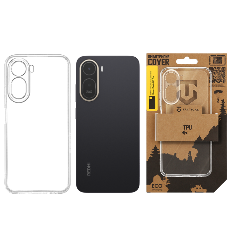 Tactical TPU tok a Xiaomi Redmi A7 Pro-hoz – átlátszó