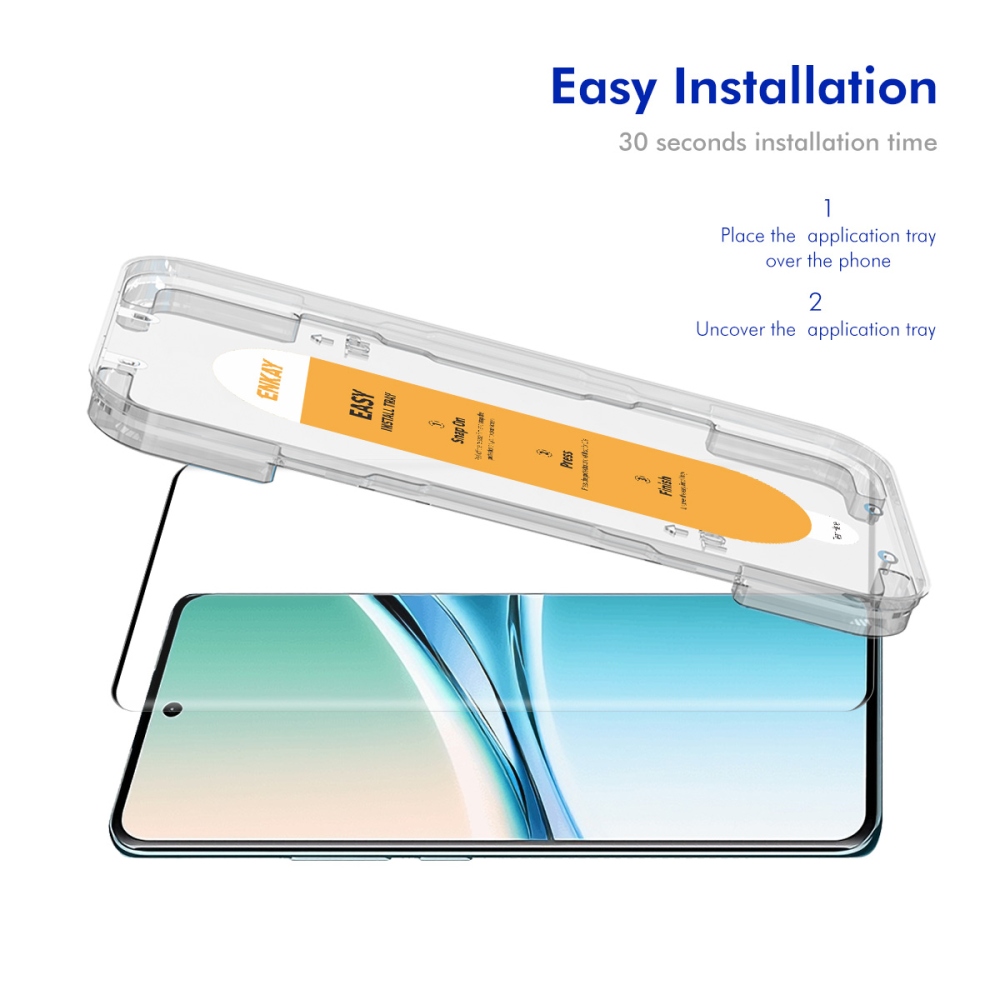 ENK teljes képernyő edzett üveg Xiaomi Poco M8 5G / Redmi Note 15 5G / Note 15 4G alkalmazáskerethez