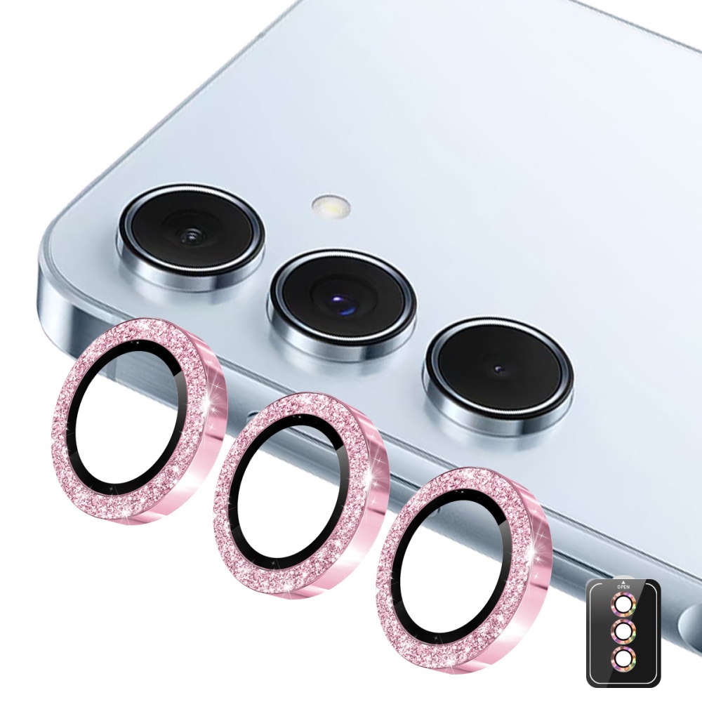 ENK Decor kamera lencse üveg Samsung Galaxy A37 5G/A57 5G (különálló üveg) - rózsaszín