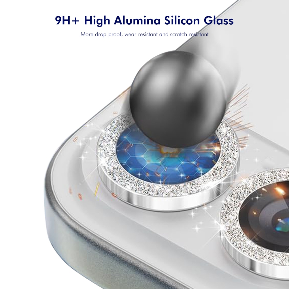 ENK Decor kamera lencse üveg Samsung Galaxy A37 5G/A57 5G (különálló üveg) - ezüst